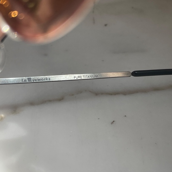 LA Eyeworks vintage "SLAM" pure titanium small aviators pristine - Picture 11 of 13